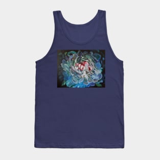 Blue Peony Tank Top